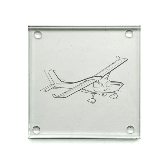 Jabiru J230 Aircraft Drinks Coaster Selection | Giftware Engraved