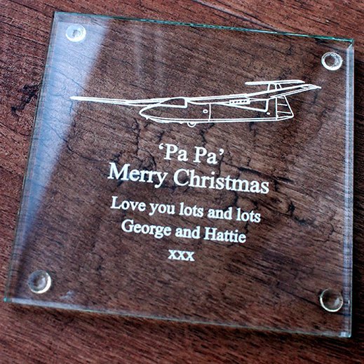 Pirat Glider Drinks Coaster Selection | Giftware Engraved