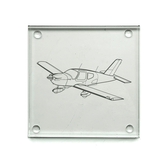 Socata TB9 Aircraft Drinks Coaster Selection | Giftware Engraved