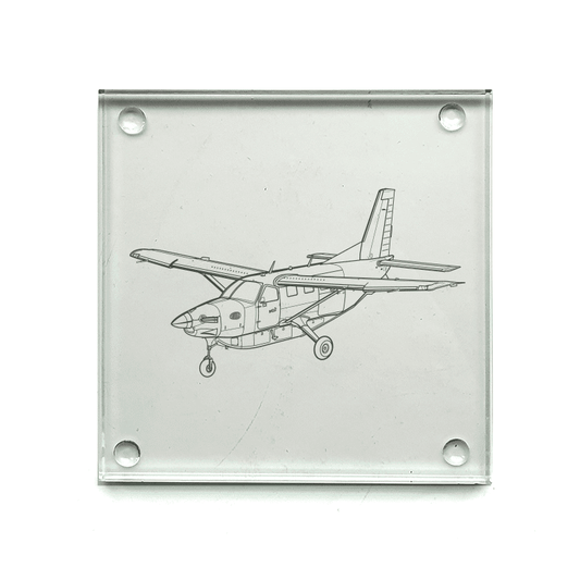 Quest Daher Kodiak Aircraft Drinks Coaster Selection | Giftware Engraved
