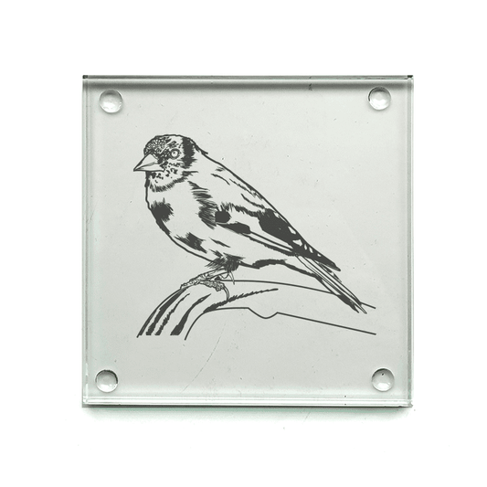 Goldfinch Drinks Coaster Selection | Giftware Engraved