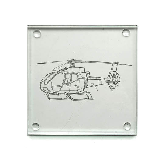 EC130 Eurocopter Helicopter Drinks Coaster Selection | Giftware Engraved