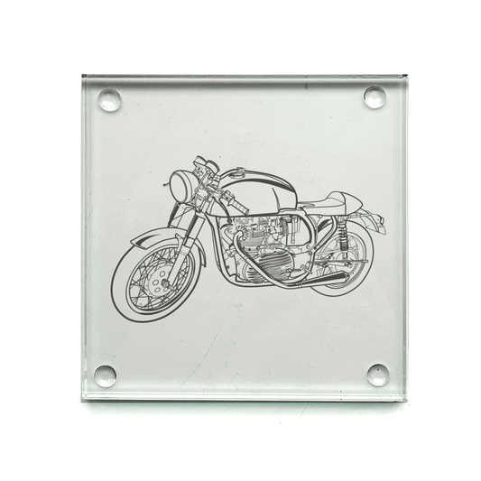 Café Racer Bike Motorcycle Drinks Coaster Selection | Giftware Engraved