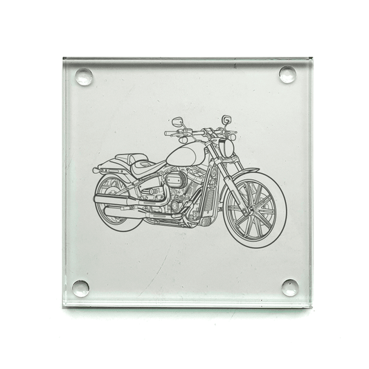 HD Breakout Motorcycle Drinks Coaster Selection | Giftware Engraved