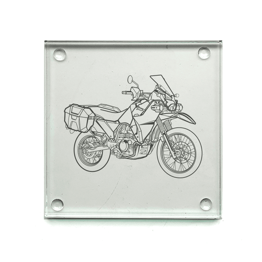 KAW KLR650 Motorcycle Drinks Coaster Selection | Giftware Engraved