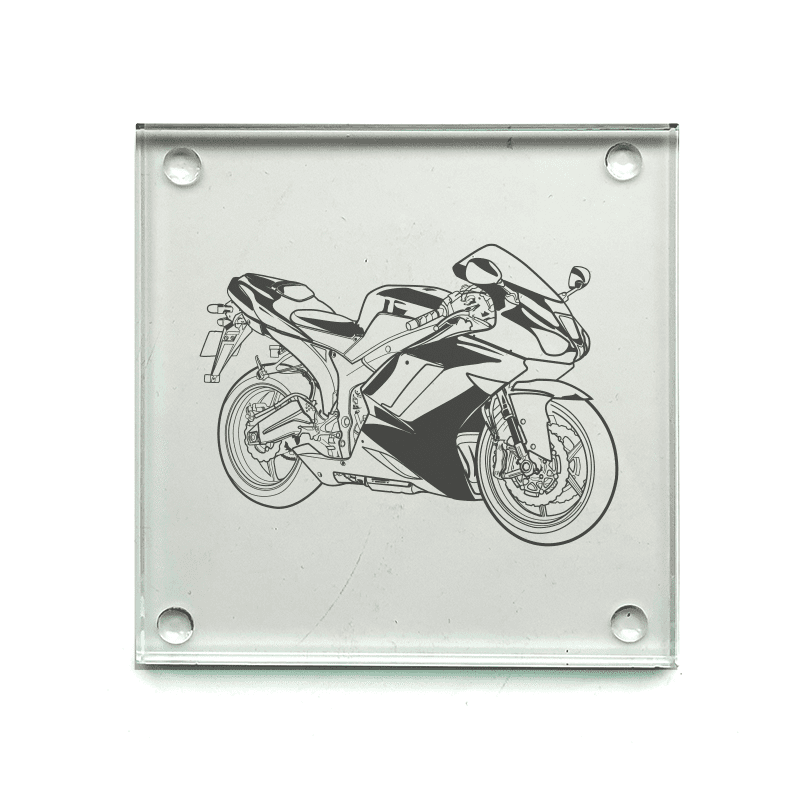 Racing Bike  Drinks Coaster Selection | Giftware Engraved