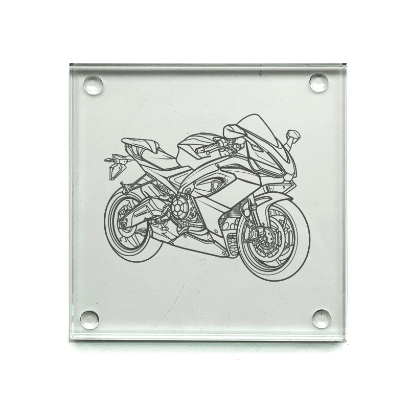 APR RS660 Motorcycle Drinks Coaster Selection | Giftware Engraved