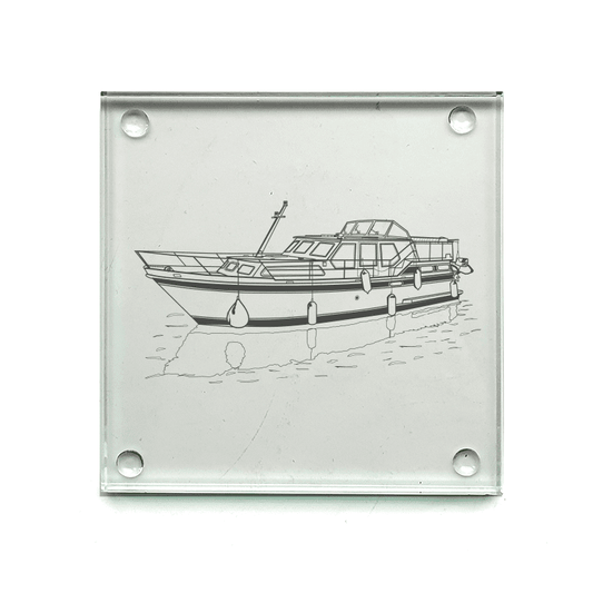 Stevens 1140 Canal Yacht Drinks Coaster Selection | Giftware Engraved
