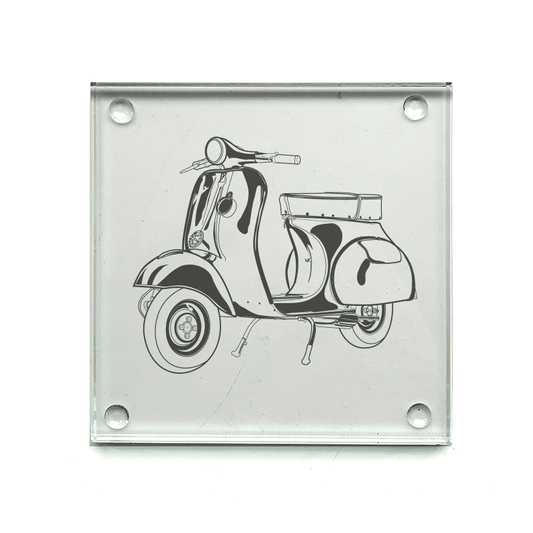Vespa Scooter Drinks Coaster Selection | Giftware Engraved