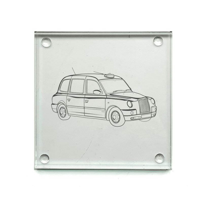 London Taxi Drinks Coaster Selection | Giftware Engraved