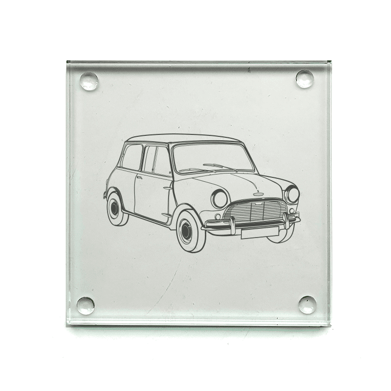 Mini Cooper Drinks Coaster Selection | Giftware Engraved