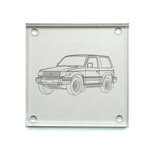 Mitsubishi Pajero Shogun Jeep Drinks Coaster Selection | Giftware Engraved