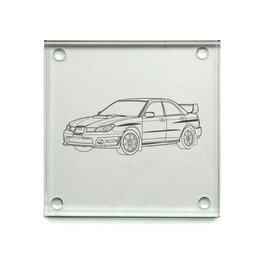 Subaru WSX Impreza Drinks Coaster Selection | Giftware Engraved
