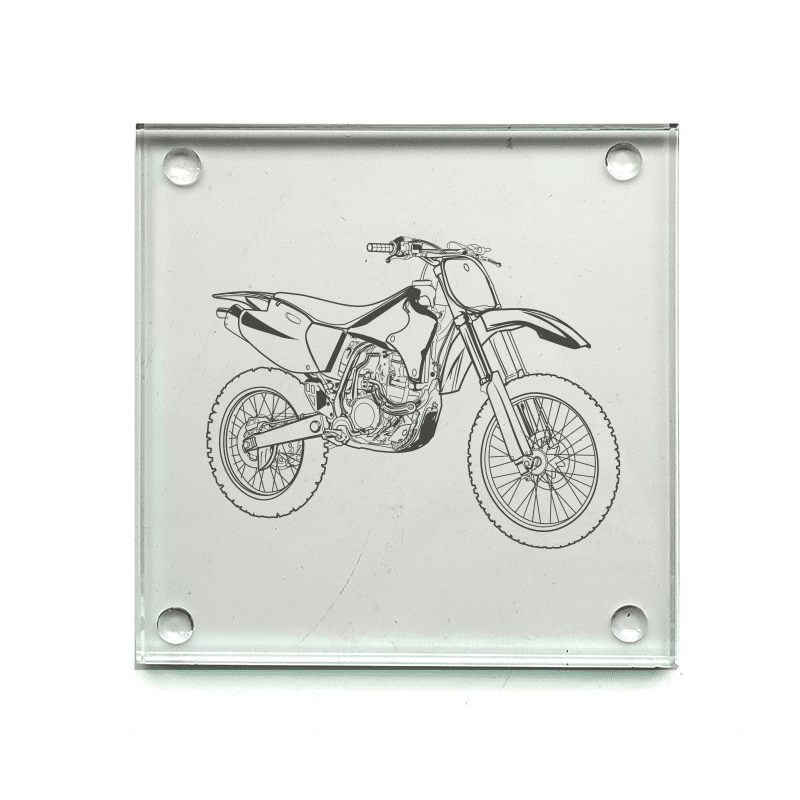 Dirt Bike Motorcycle Drinks Coaster Selection | Giftware Engraved