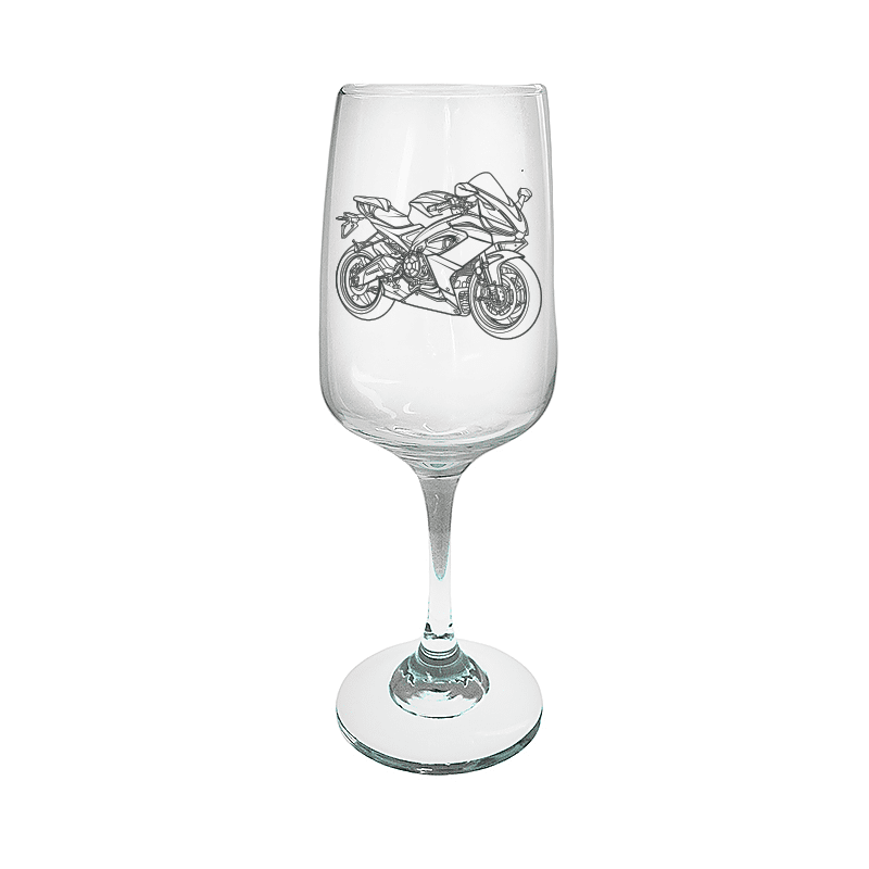 APR RS660 Motorcycle Wine Glass Selection | Giftware Engraved