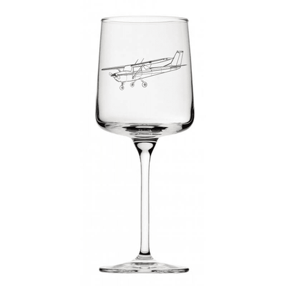 Cessna 152 Aircraft Everyday Wine Glass | Giftware Engraved