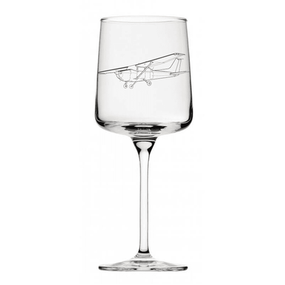 Cessna 172 Aircraft Everyday Wine Glass | Giftware Engraved