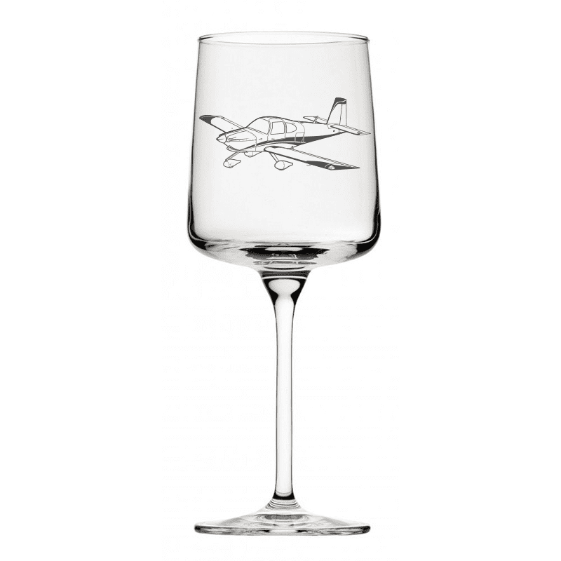 American RV Vans Aircraft Wine Glass Selection | Giftware Engraved