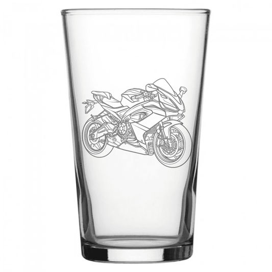 APR RS660 Motorcycle Beer Glass | Giftware Engraved