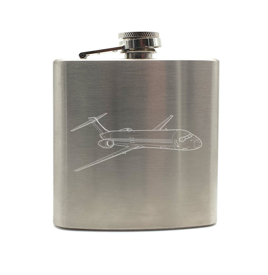 Boeing 717 Aircraft Steel Hip Flask | Giftware Engraved