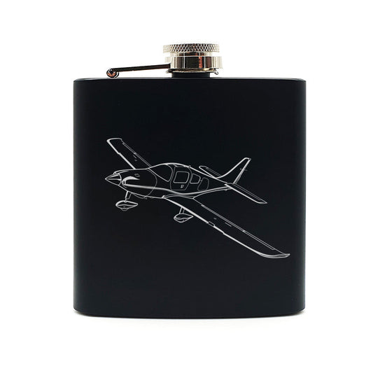 Cessna Columbia 350 Aircraft Steel Hip Flask | Giftware Engraved