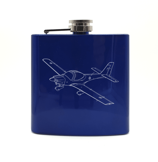 Grob G115 Tutor Aircraft Steel Hip Flask | Giftware Engraved