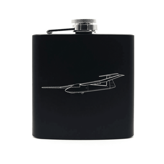 Pirat Glider Steel Hip Flask | Giftware Engraved