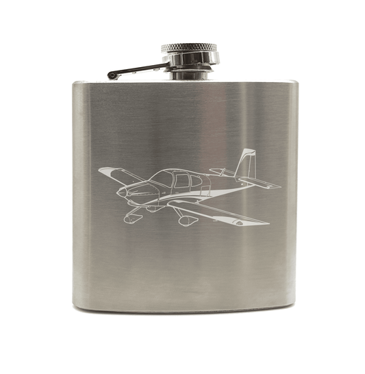 American RV Vans Aircraft Steel Hip Flask | Giftware Engraved