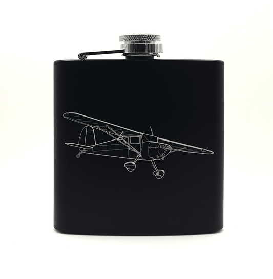 Cessna 120 Aircraft Steel Hip Flask | Giftware Engraved
