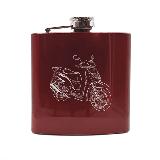 Honda SH125 Scooter Steel Hip Flask | Giftware Engraved