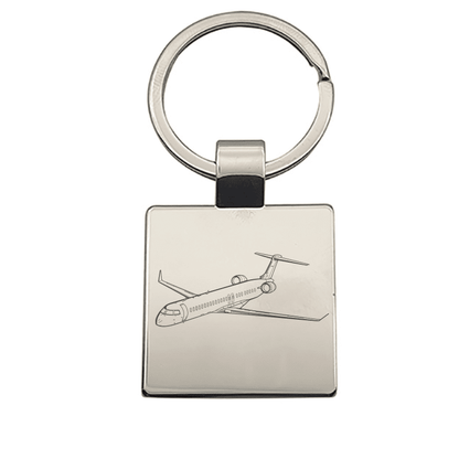 Bombardier CRJ Jet Aircraft Key Ring Selection | Giftware Engraved