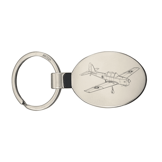 Chipmunk Aircraft Key Ring Selection | Giftware Engraved