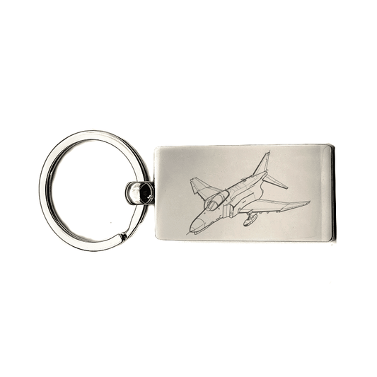 McDonnell Douglas F4 Phantom Aircraft Key Ring Selection | Giftware Engraved