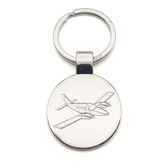Piper PA34 Seneca Aircraft Key Ring Selection | Giftware Engraved