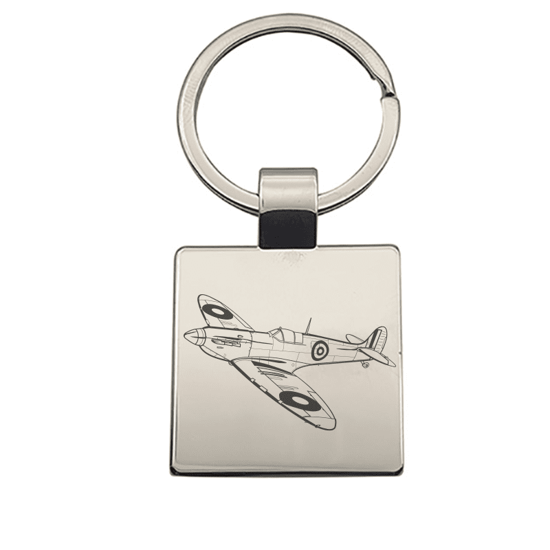 Supermarine Spitfire Aircraft Key Ring Selection | Giftware Engraved