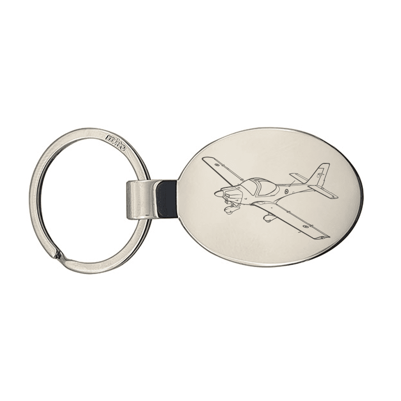 Grob G115 Tutor Aircraft Key Ring Selection | Giftware Engraved