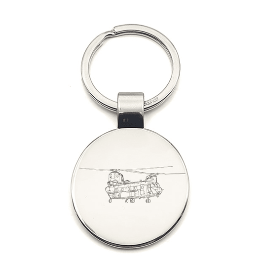 Chinook Helicopter Key Ring Selection | Giftware Engraved