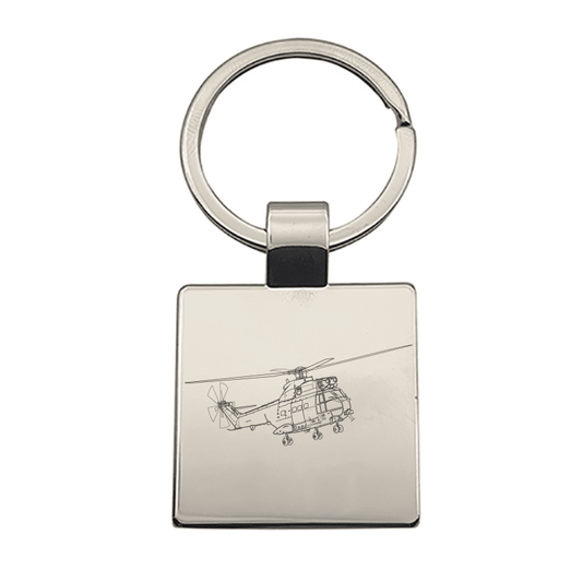 Puma Helicopter Key Ring Selection | Giftware Engraved