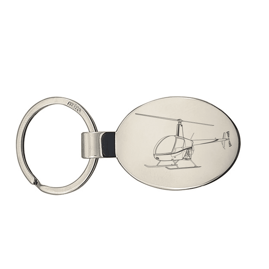 Robinson R22 Helicopter Key Ring Selection | Giftware Engraved