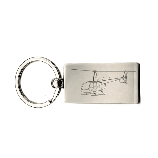 Robinson R44 Helicopter Key Ring Selection | Giftware Engraved