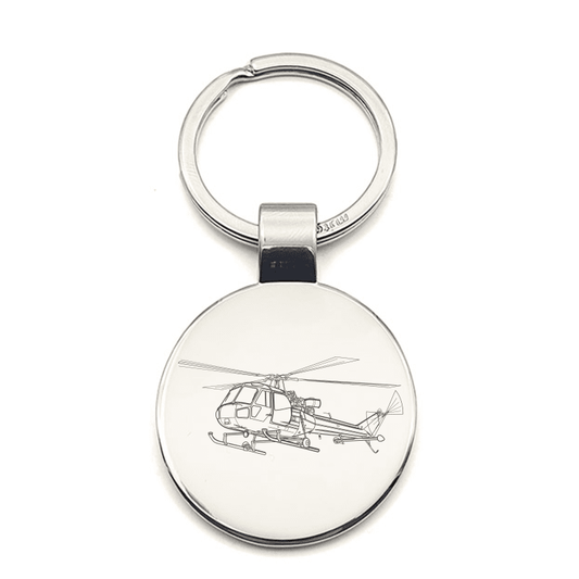 Westland Scout Helicopter Key Ring Selection | Giftware Engraved