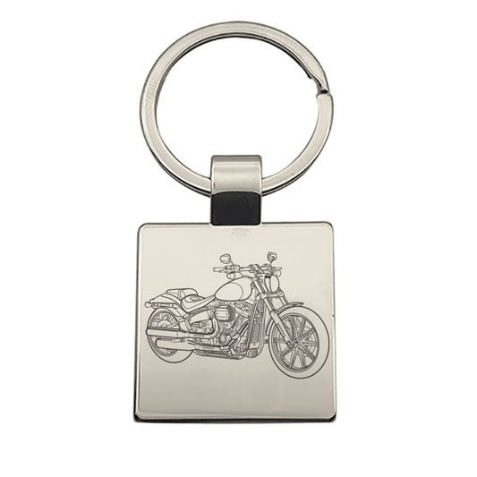 HD Breakout Motorcycle Key Ring Selection | Giftware Engraved