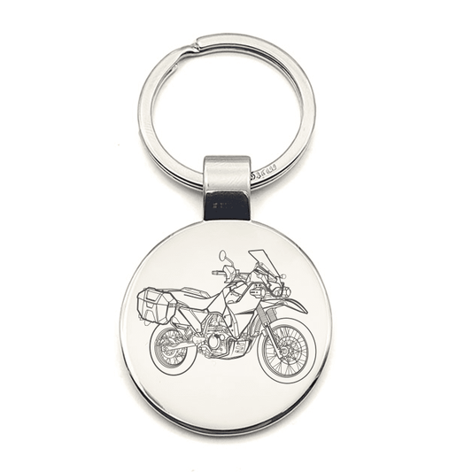 KAW KLR650 Motorcycle Key Ring Selection | Giftware Engraved