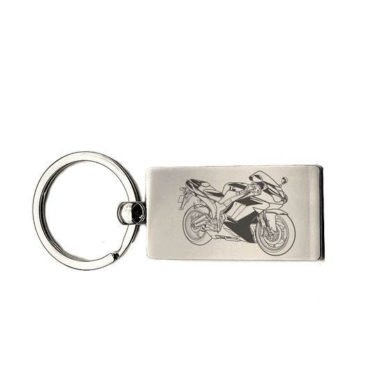 Racing Bike  Key Ring Selection | Giftware Engraved