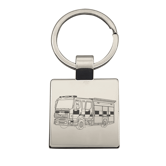 Fire Truck Key Ring Selection | Giftware Engraved