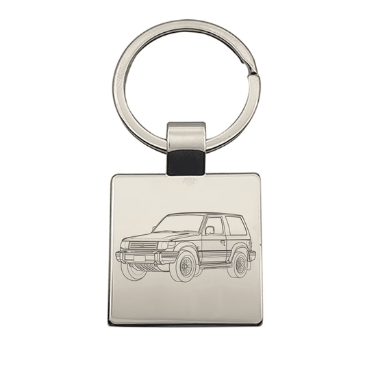 Mitsubishi Pajero Shogun Jeep Key Ring Selection | Giftware Engraved