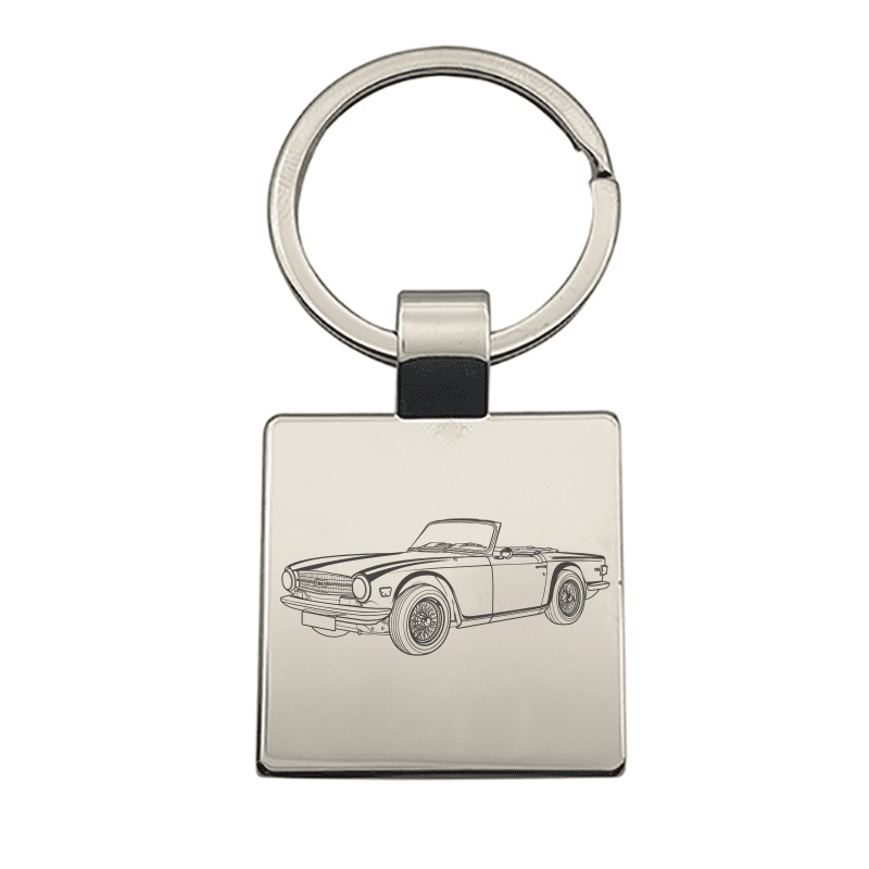 Triumph TR6 Car Key Ring Selection | Giftware Engraved