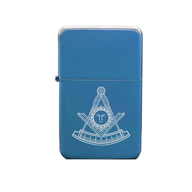 Illustration of Masonic Grandmaster  Artwork engraved on Fuel Lighter | Giftware Engraved